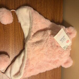 Capelli New York Toddler Faux Fur Hat & Mittens Set Pink 2T–4T NWT